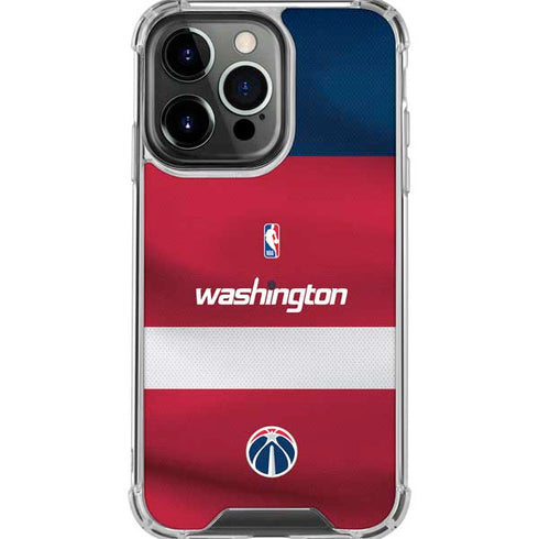 NBA Washington Wizards Jersey iPhone 16 Pro Max Clear Case